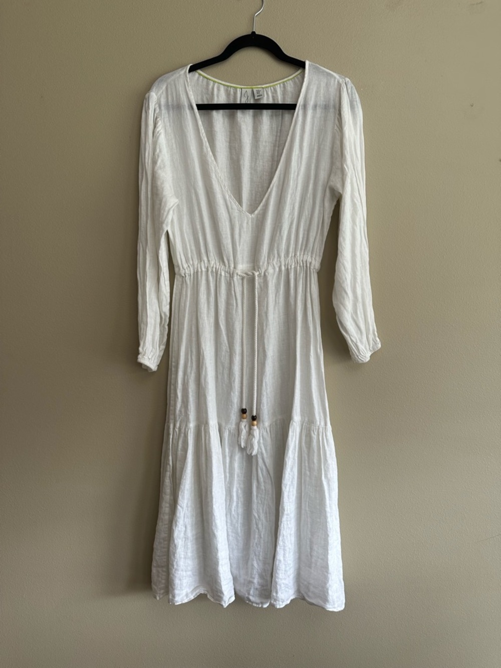 Linen Blend Midi Beachy Dress Coverup from Joie